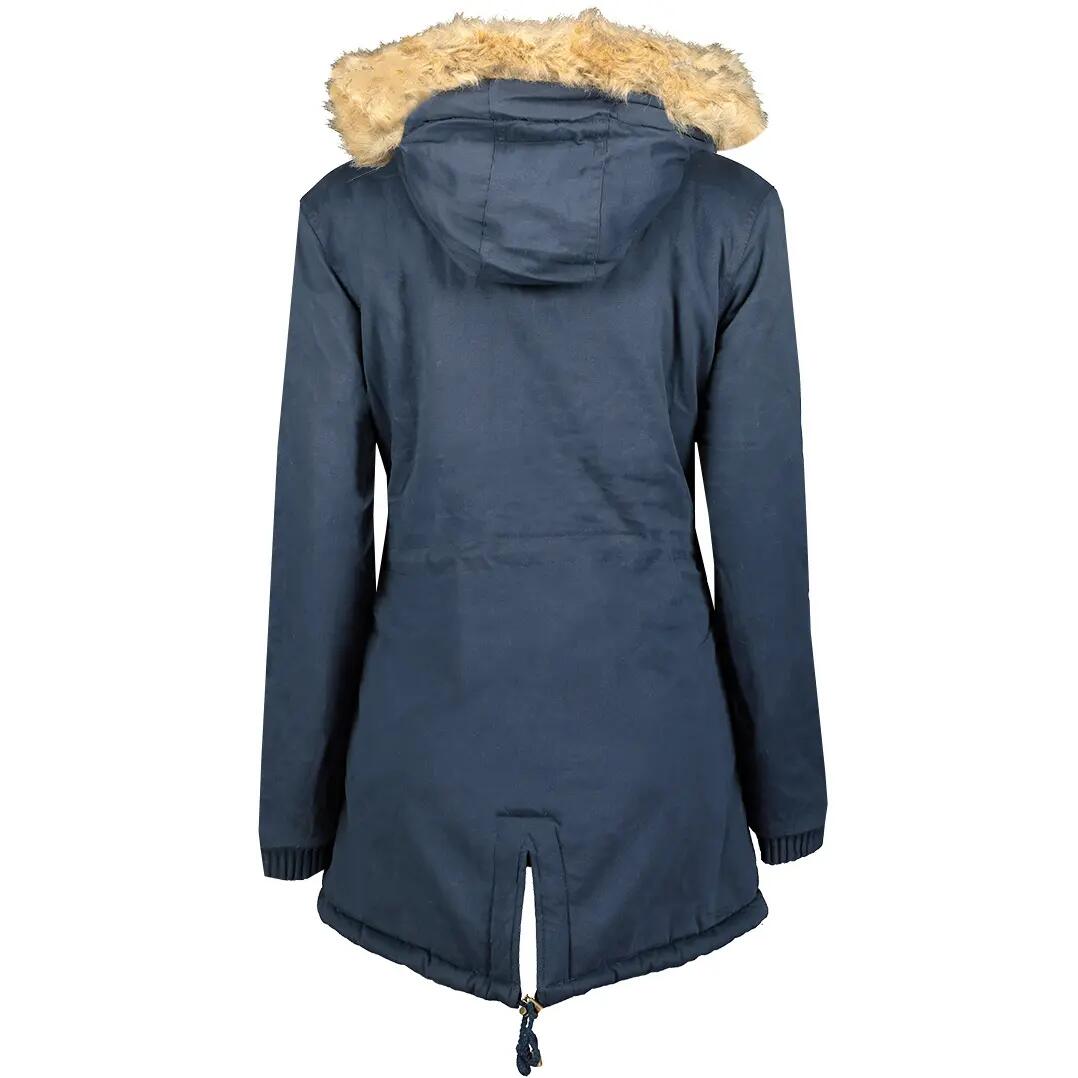 Parka – Escursionismo montano – Donna – Impermeabile e antivento – Blu scuro 4/4