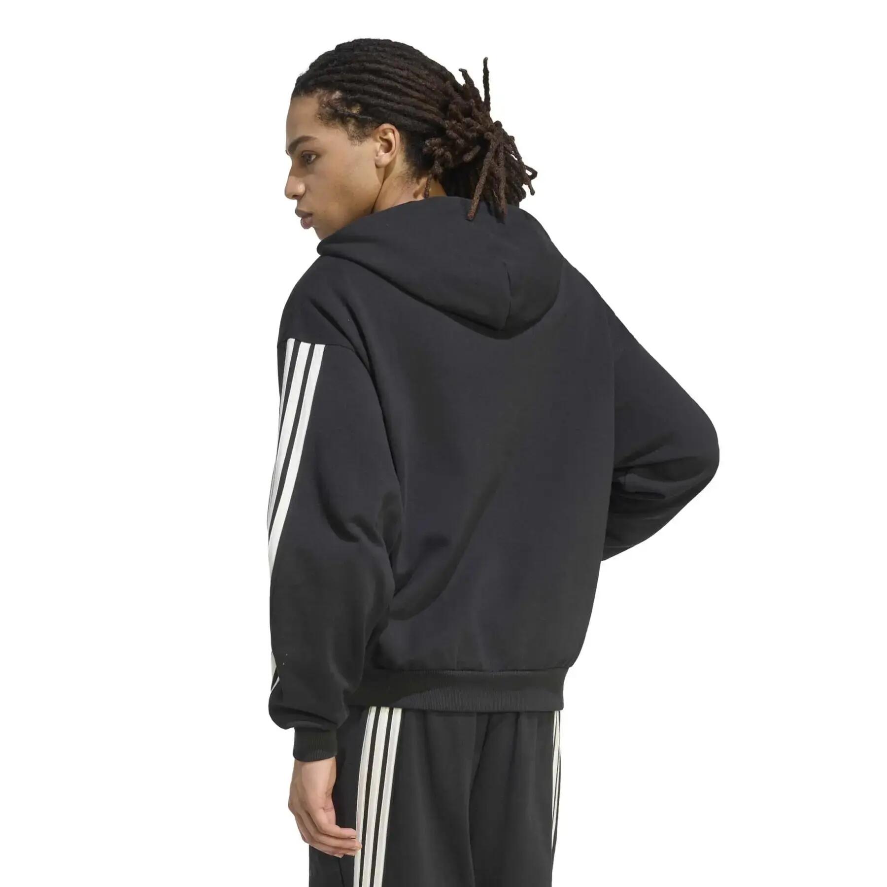 Sweatshirt à capuche full zip adidas 3-Stripes 4/6