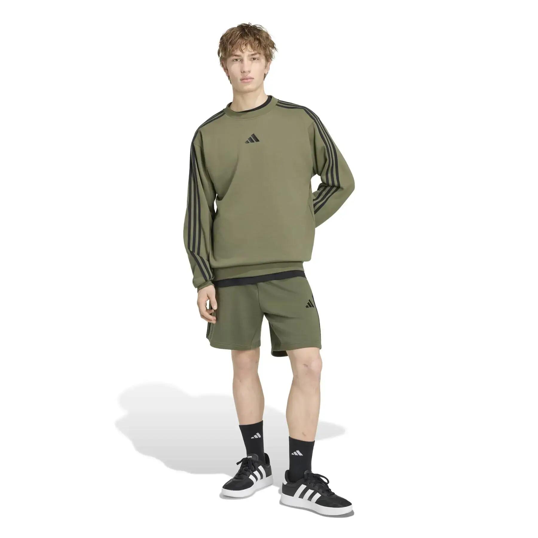 Fleece-Sweatshirt adidas Essentials 3-Stripes 3/6