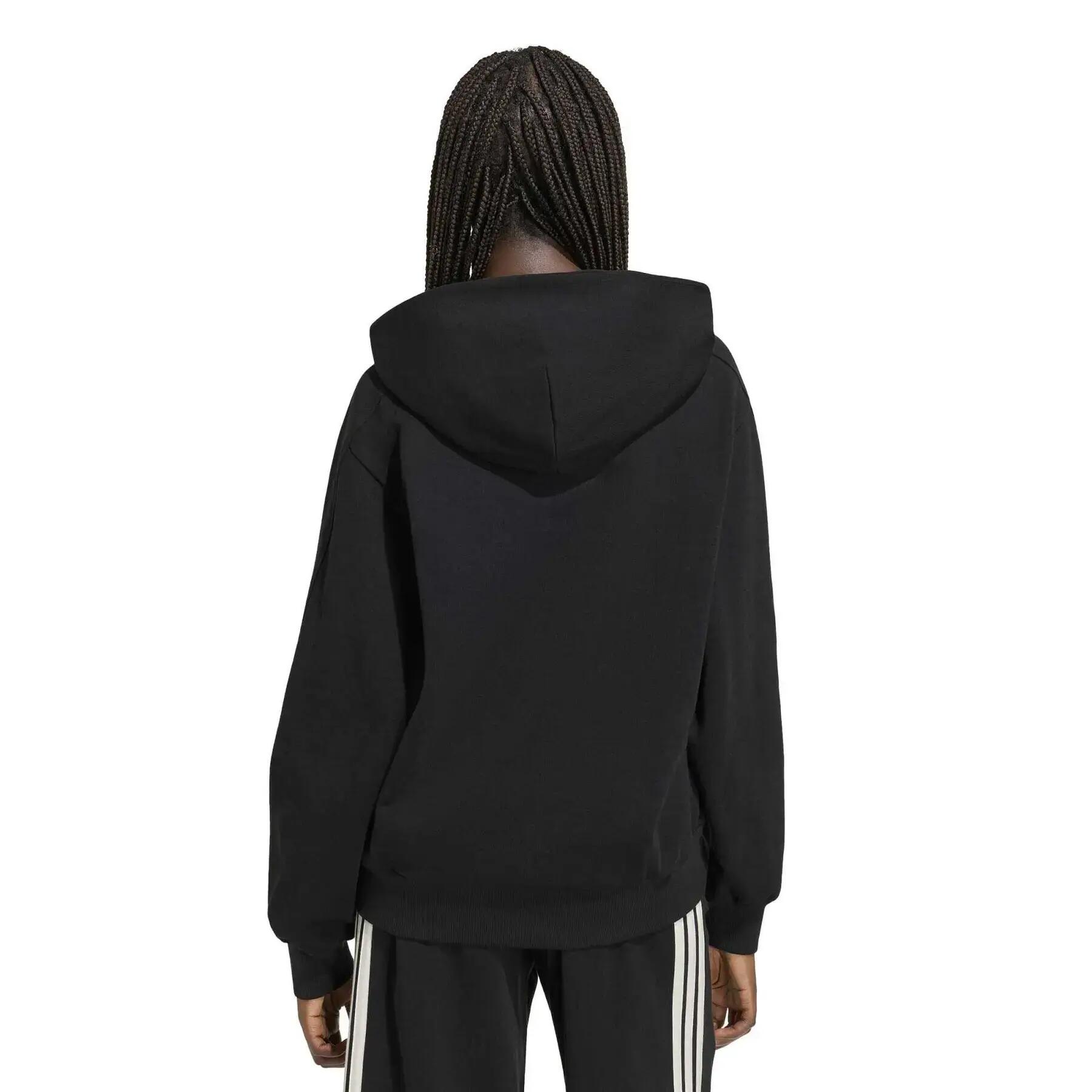 Felpa con cappuccio da donna adidas Small Logo 4/6