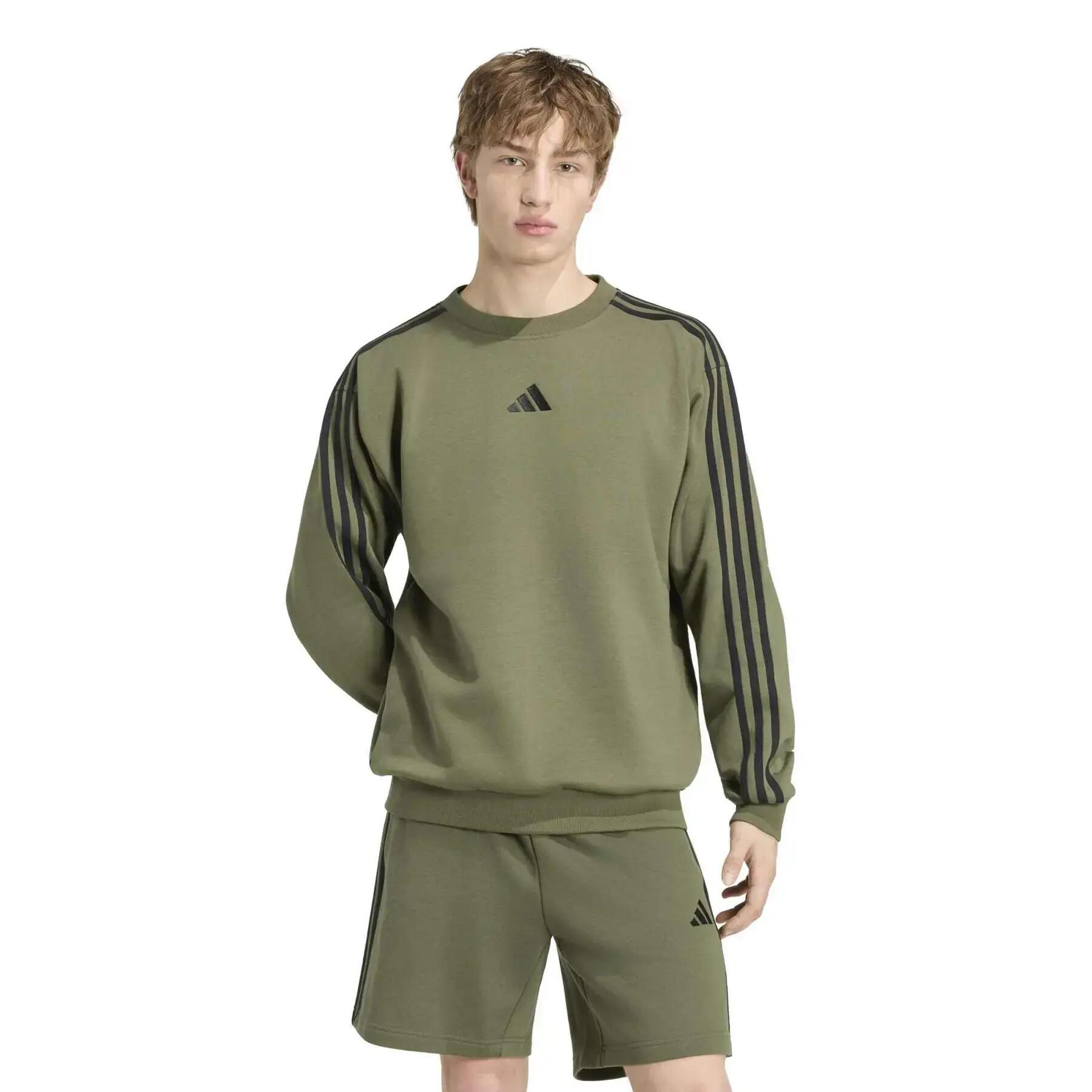 Fleece-Sweatshirt adidas Essentials 3-Stripes 2/6