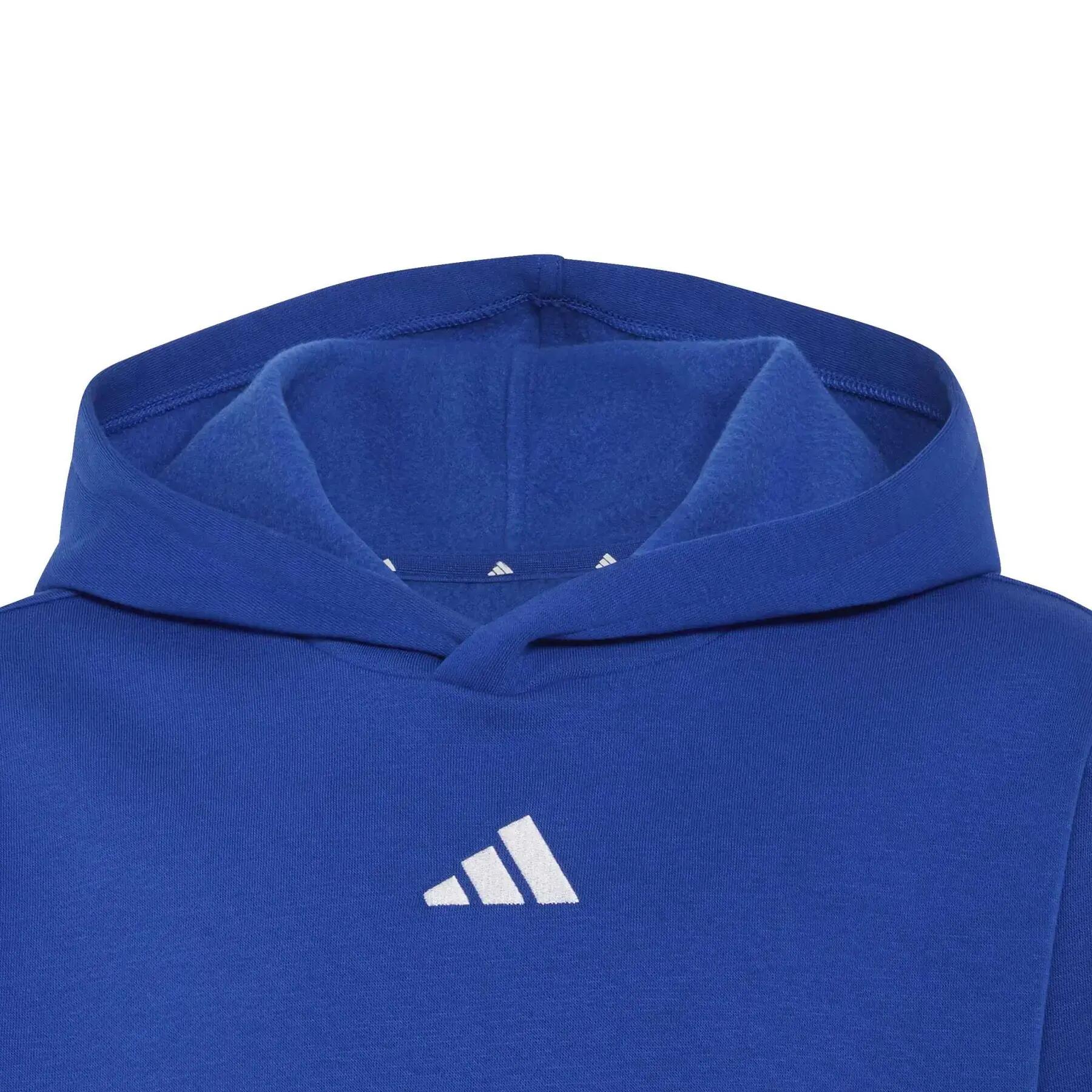 Sweatshirt à capuche coton mélangé enfant adidas Essentials 3/5