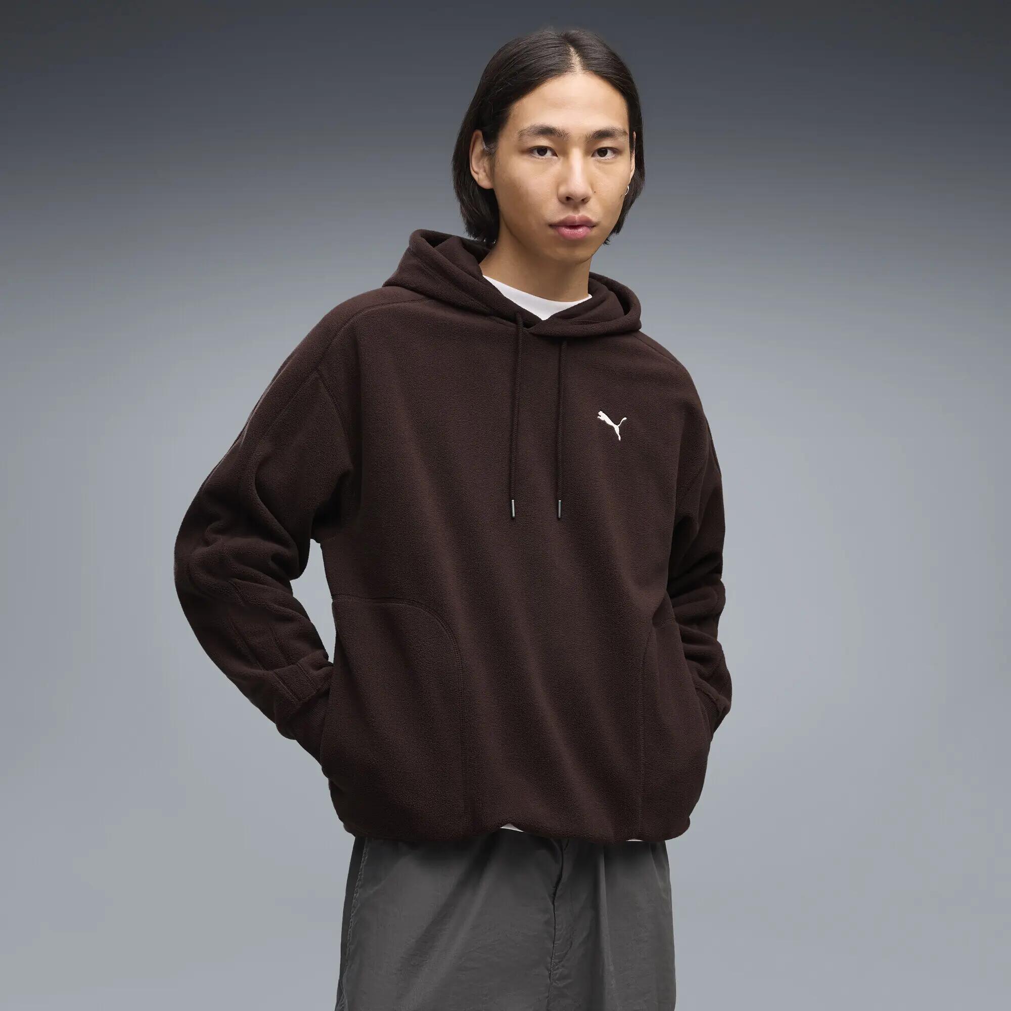 Męska zimowa bluza z kapturem Essentials Elevated o luźnym kroju PUMA 2/5