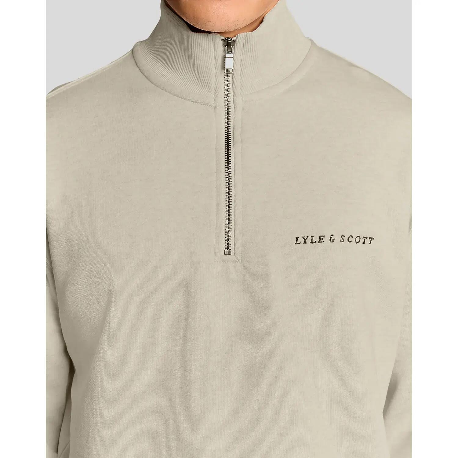 Sudadera con cierre de media cremallera Lyle & Scott Script 5/6