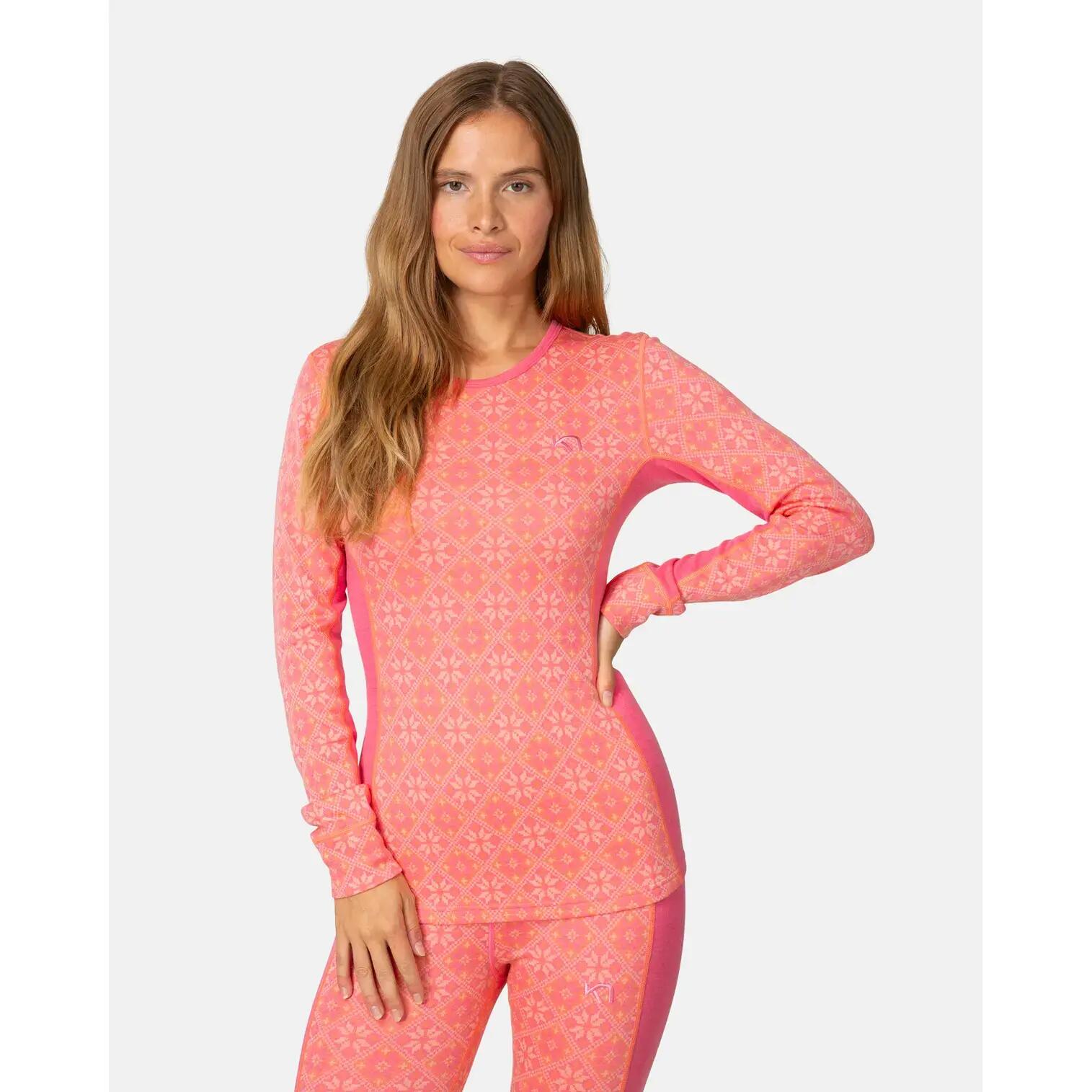 Sous maillot manches longues femme Kari Traa Rose 2.0 3/5
