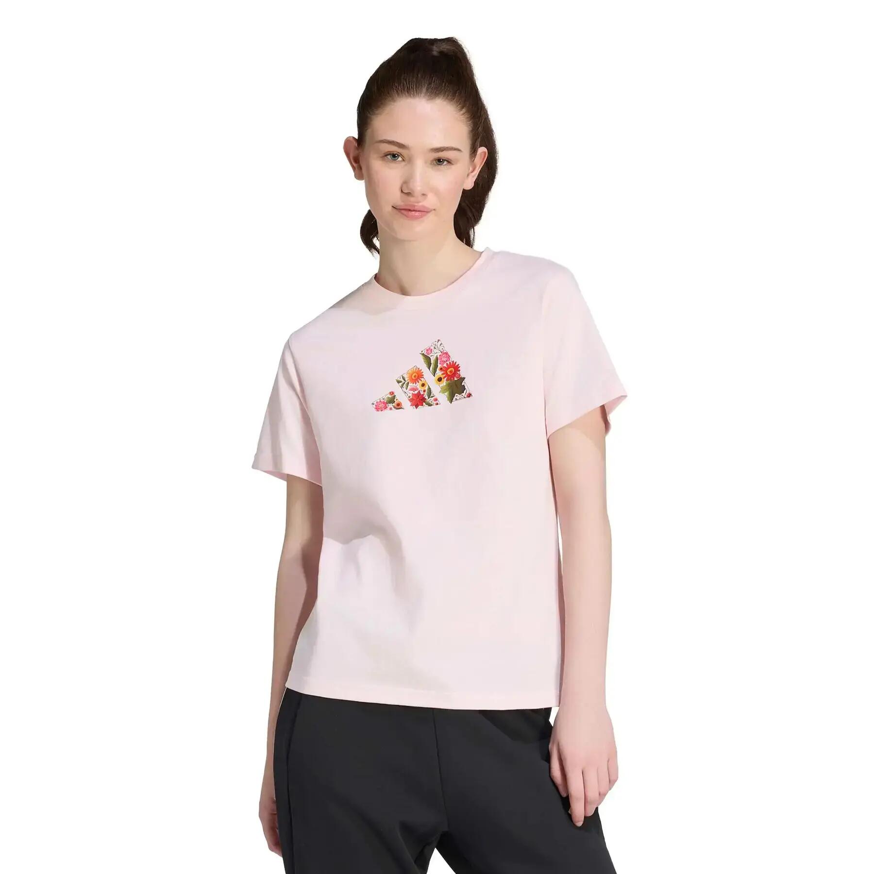 T-shirt damski adidas Floral 2/6