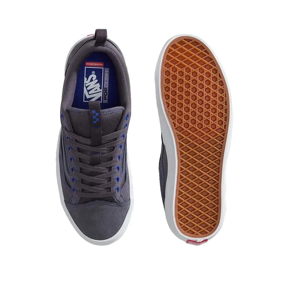 Chaussures Vans Skate Old Skool Bleue 3/4