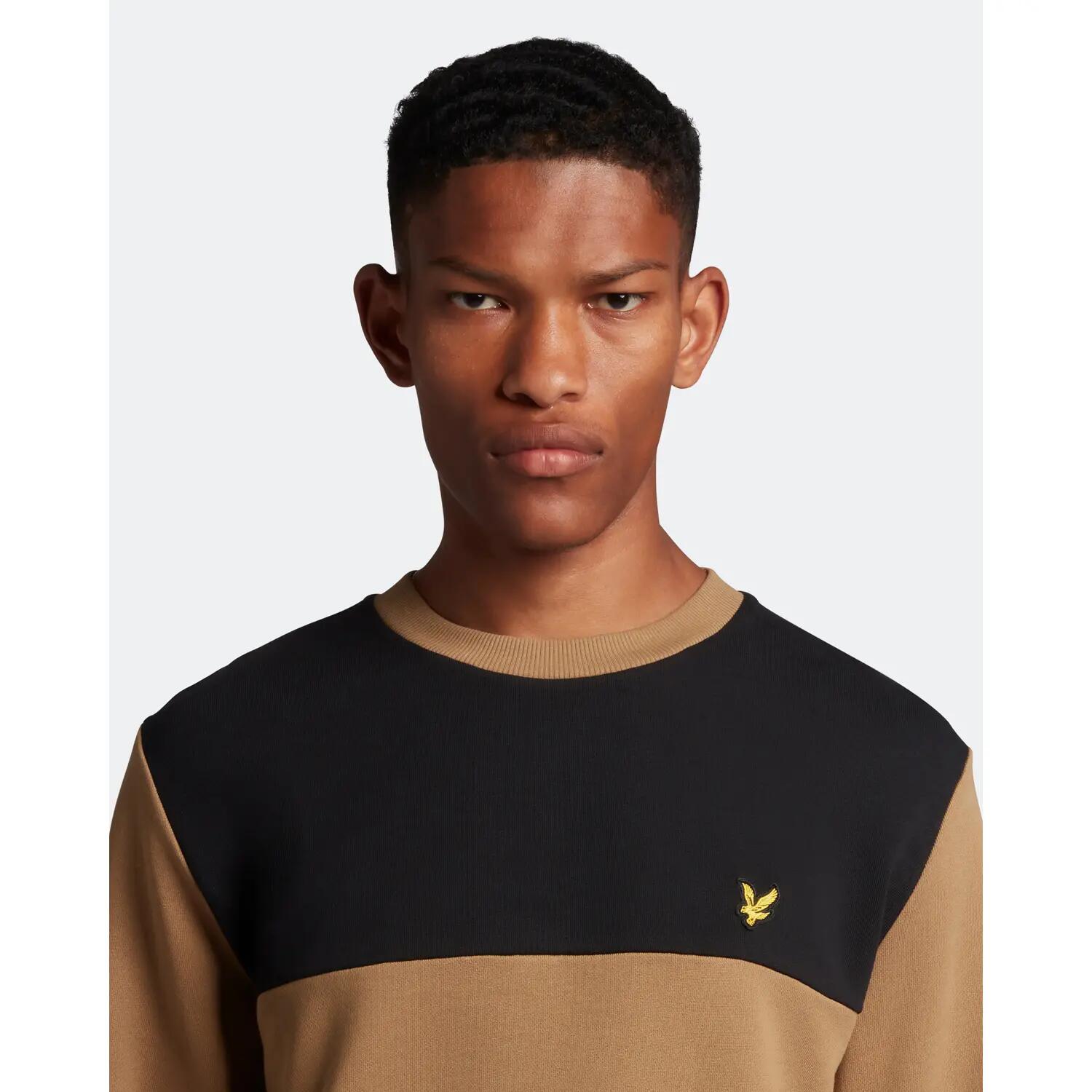 Felpa girocollo Lyle & Scott Contrast Yoke 4/4