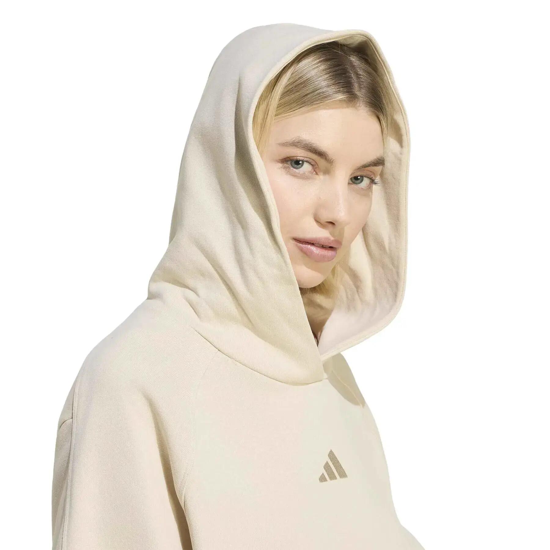 Felpa con cappuccio da donna adidas Small Logo 6/6