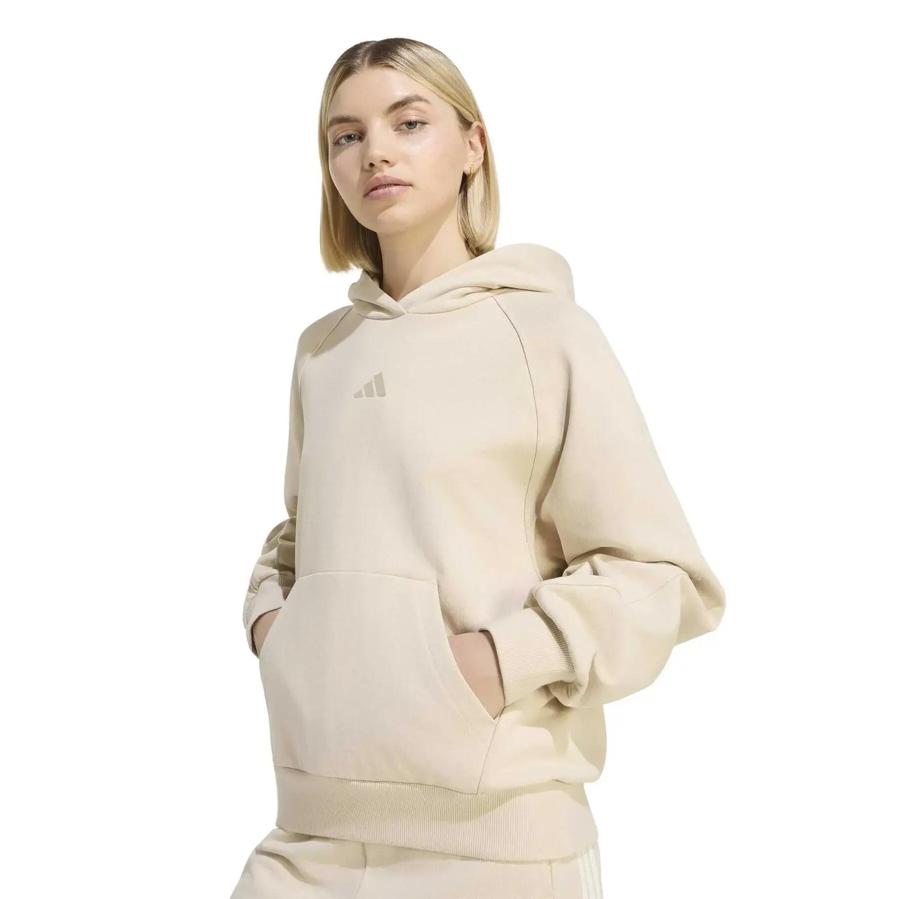 Felpa con cappuccio da donna adidas Small Logo 4/6