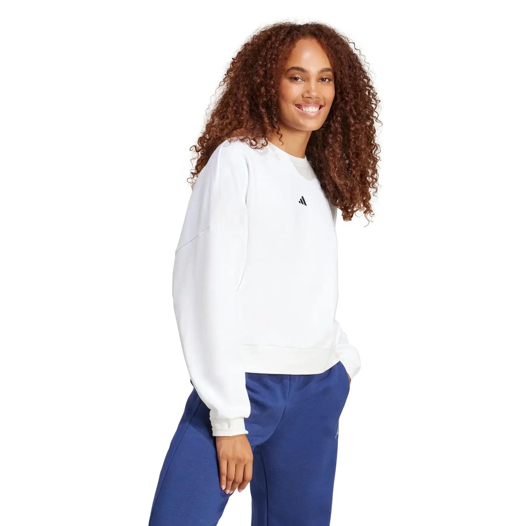 Sweatshirt femme adidas Essentials Small Logo Feelcozy 3/6