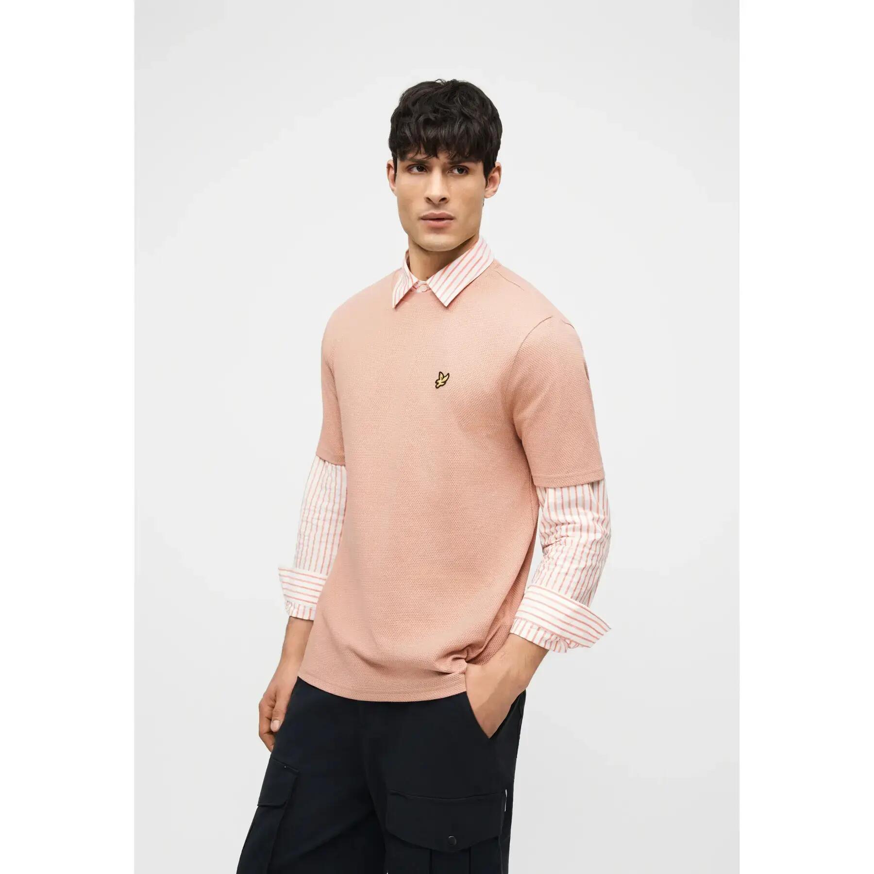 Koszulka Lyle & Scott Popcorn Jacquard 4/6