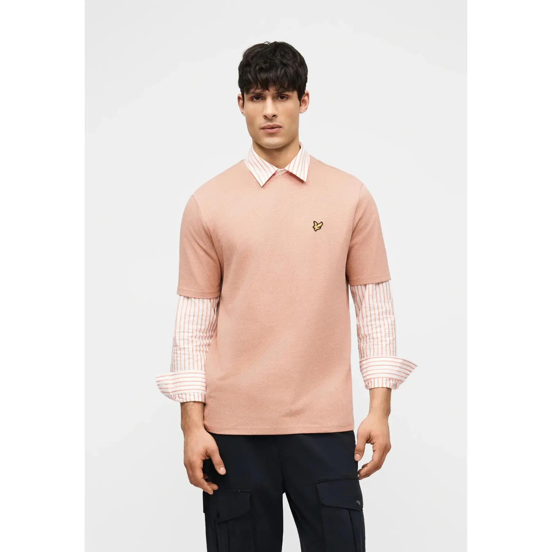Koszulka Lyle & Scott Popcorn Jacquard 2/6