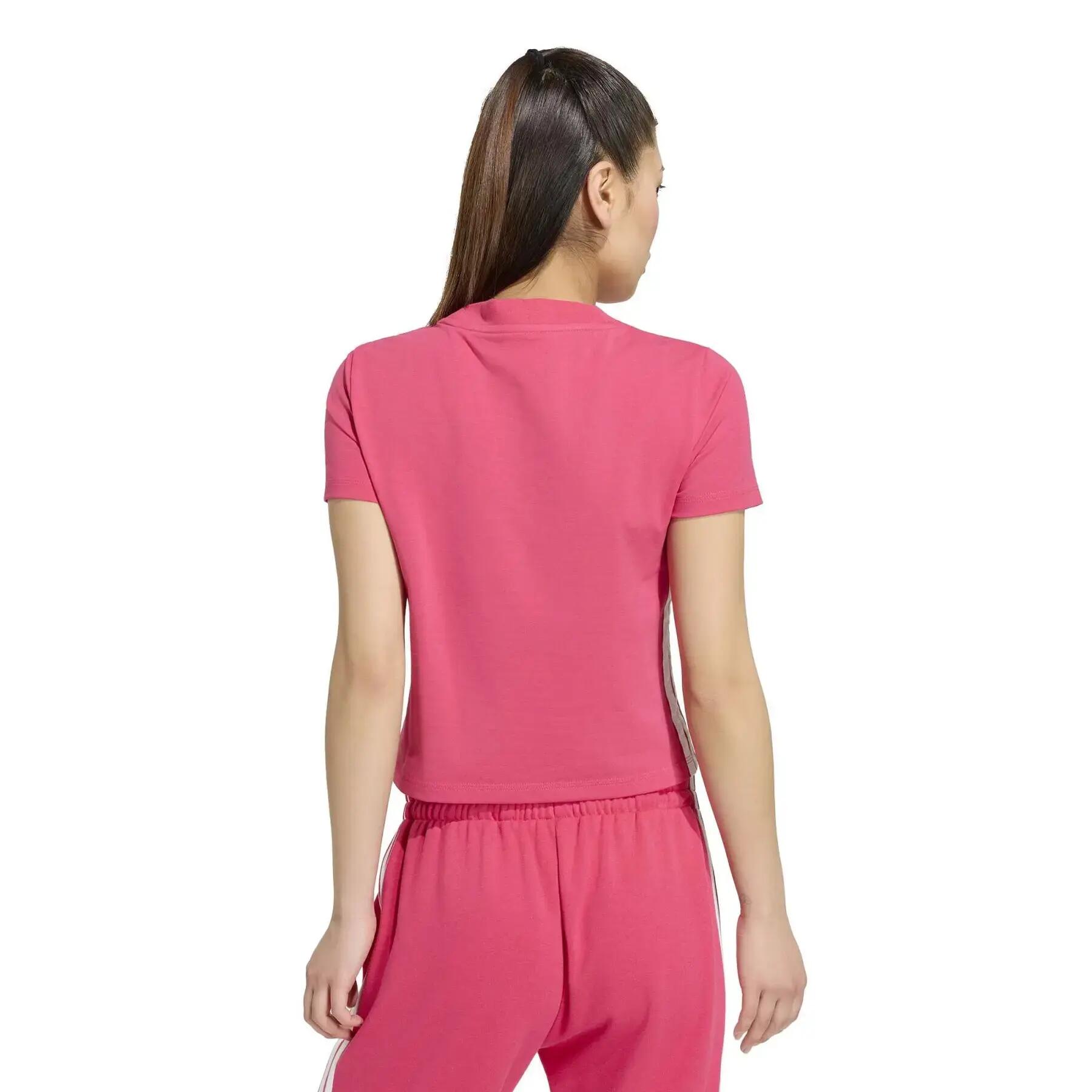 T-shirt slim femme adidas Essentials 3-Stripes 3/5