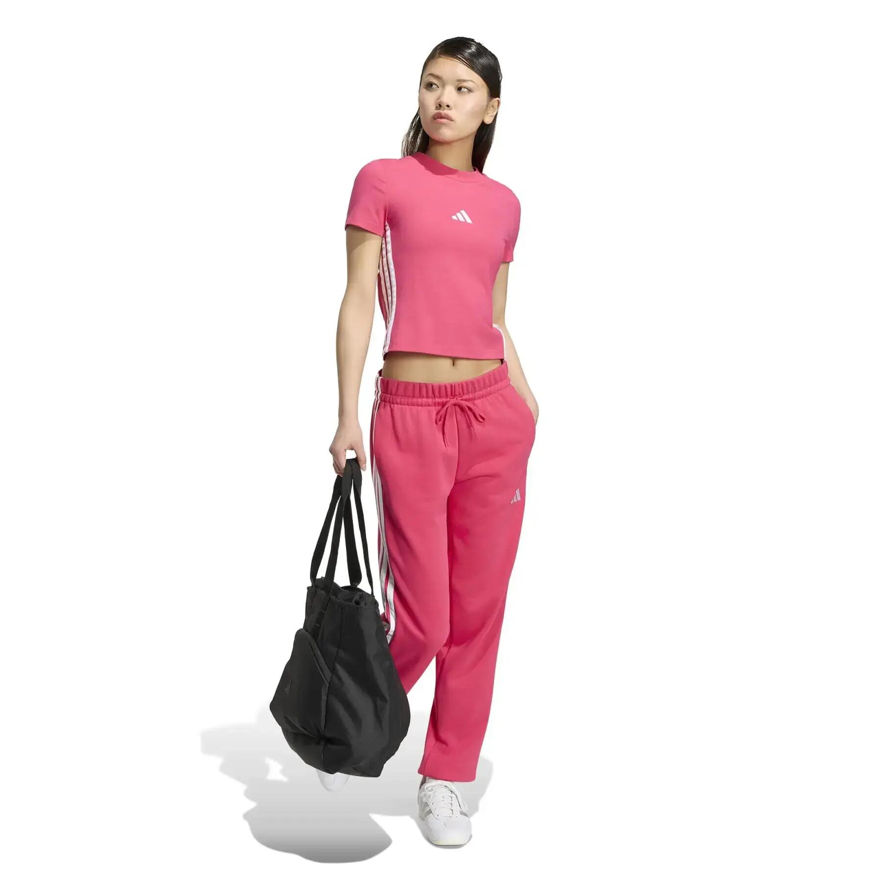 T-shirt slim femme adidas Essentials 3-Stripes 2/5