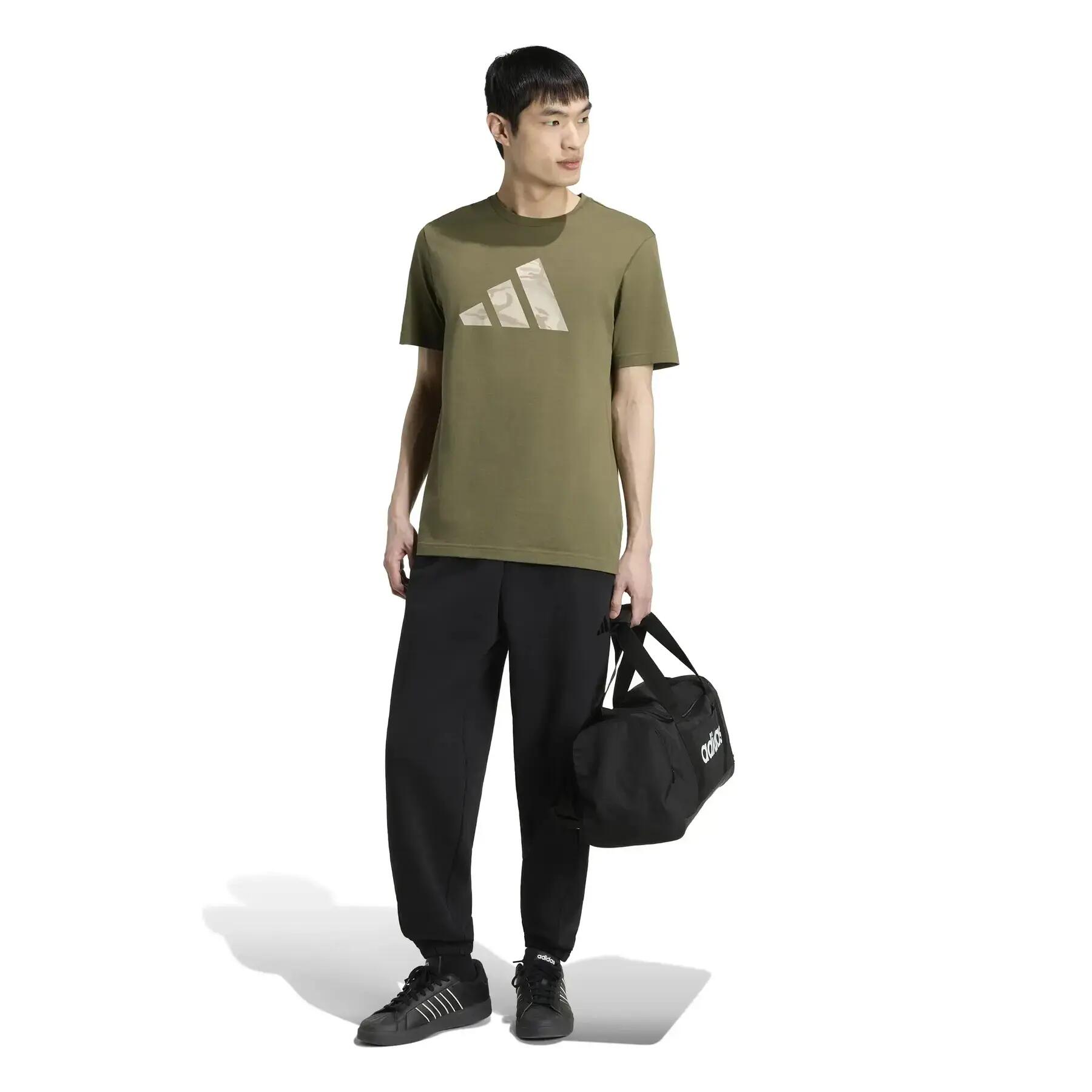 T-shirty adidas Camo Three Bar Logo 3/6
