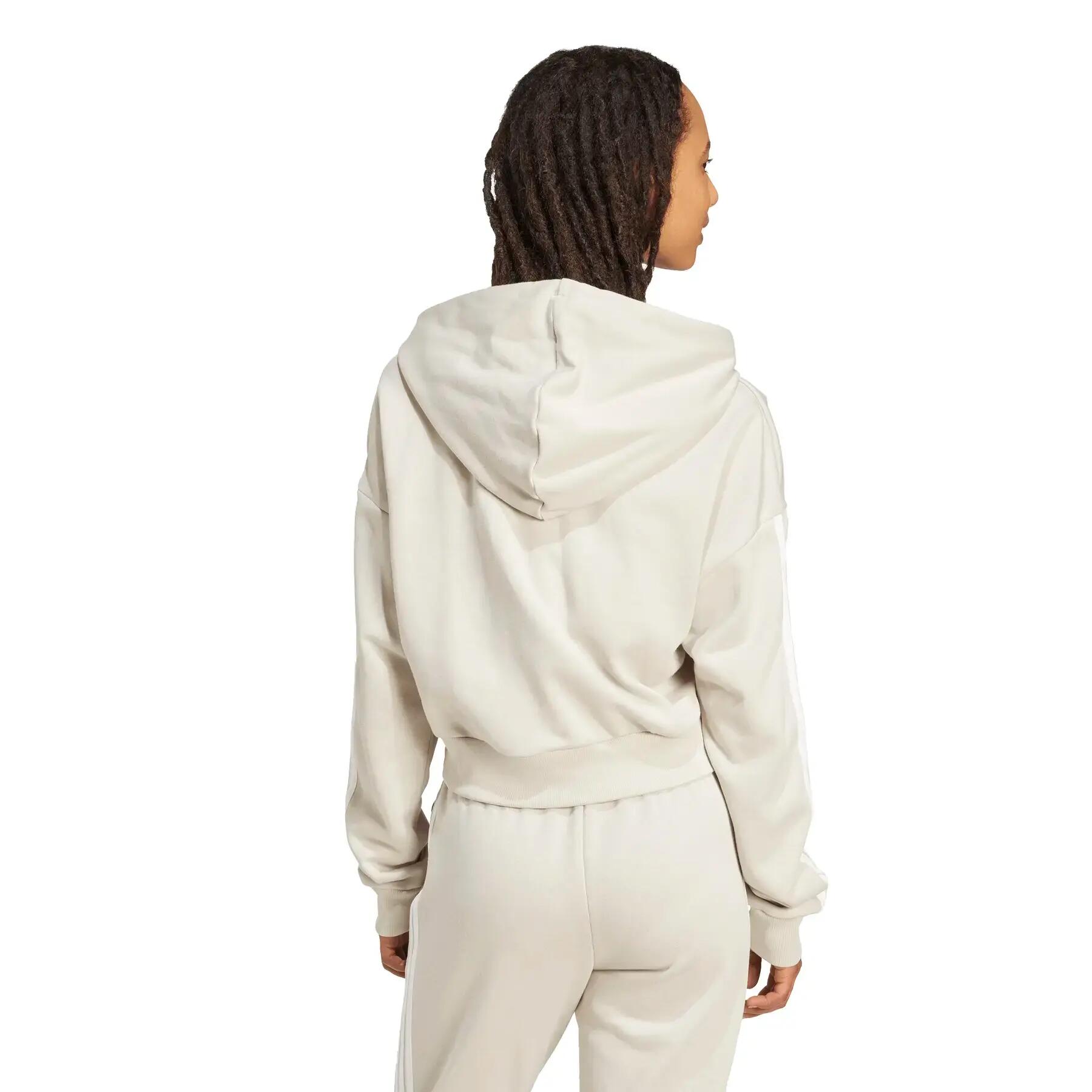 Felpa con cappuccio da donna adidas Essentials 3 Stripes 4/6