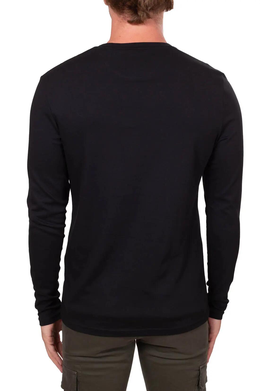 Prosta koszulka z długim rękawem Lyle & Scott 3/5