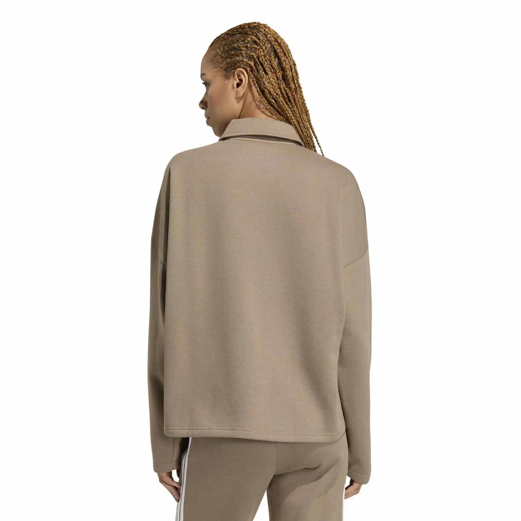 Sweatshirt femme adidas Essentials Linear Fleece 4/6