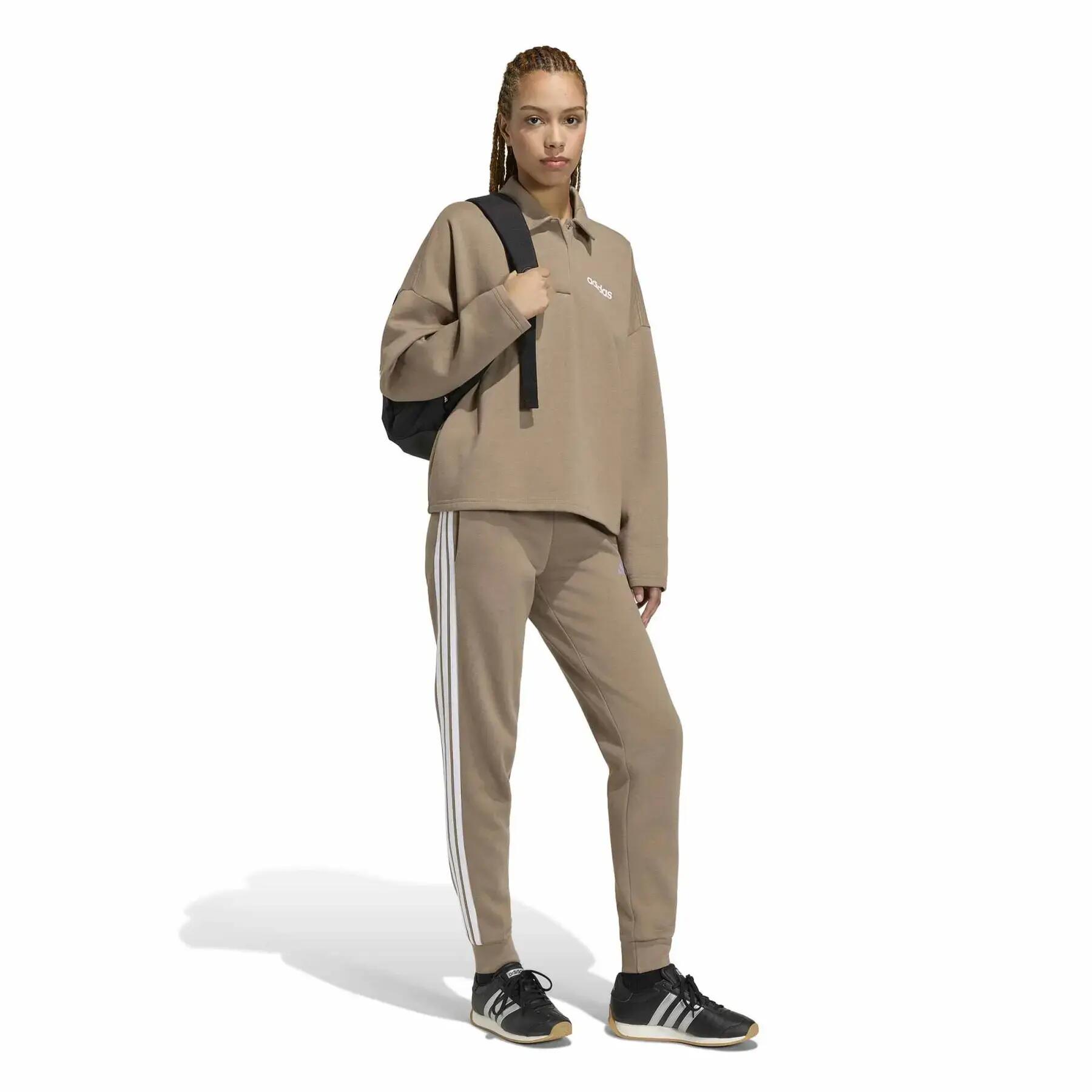 Sweatshirt femme adidas Essentials Linear Fleece 3/6