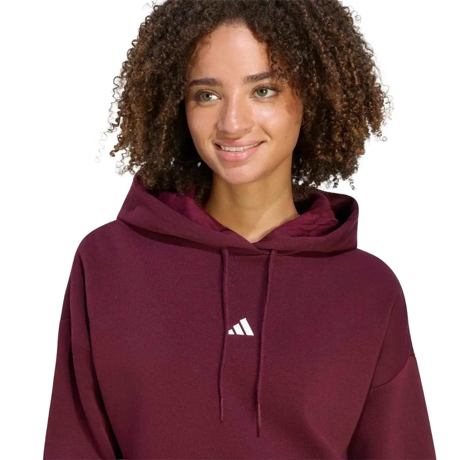 Sweatshirt à capuche femme adidas Essentials Small Logo Feel Cozy 5/6
