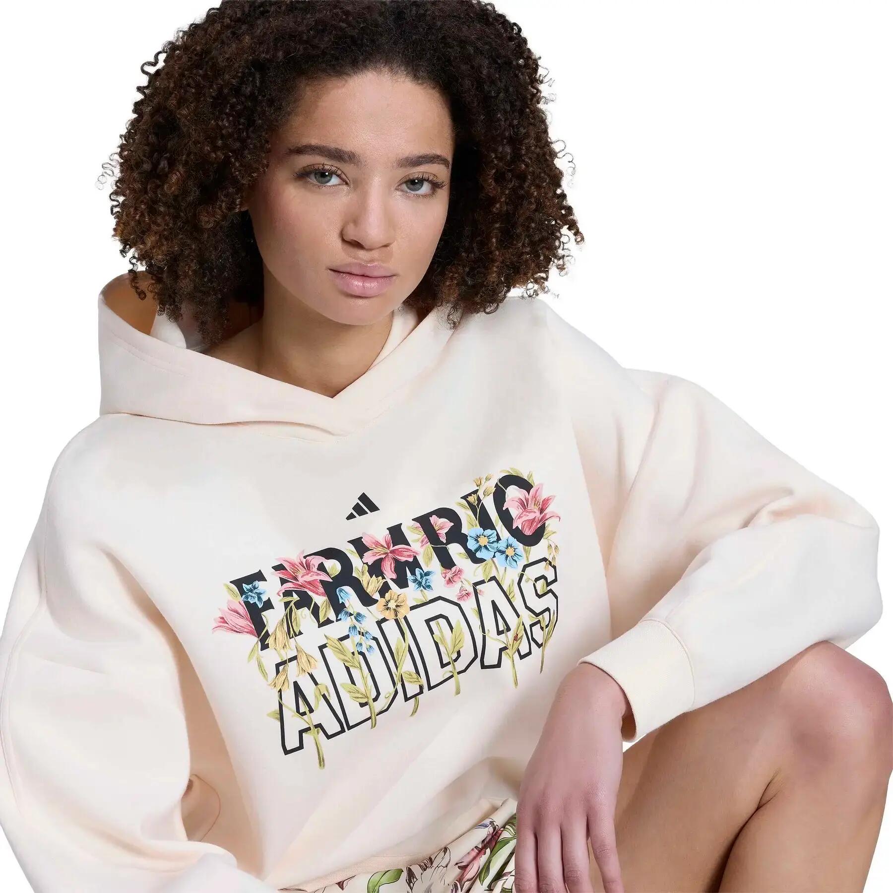 Felpa con cappuccio da donna adidas X Farm Rio 5/6