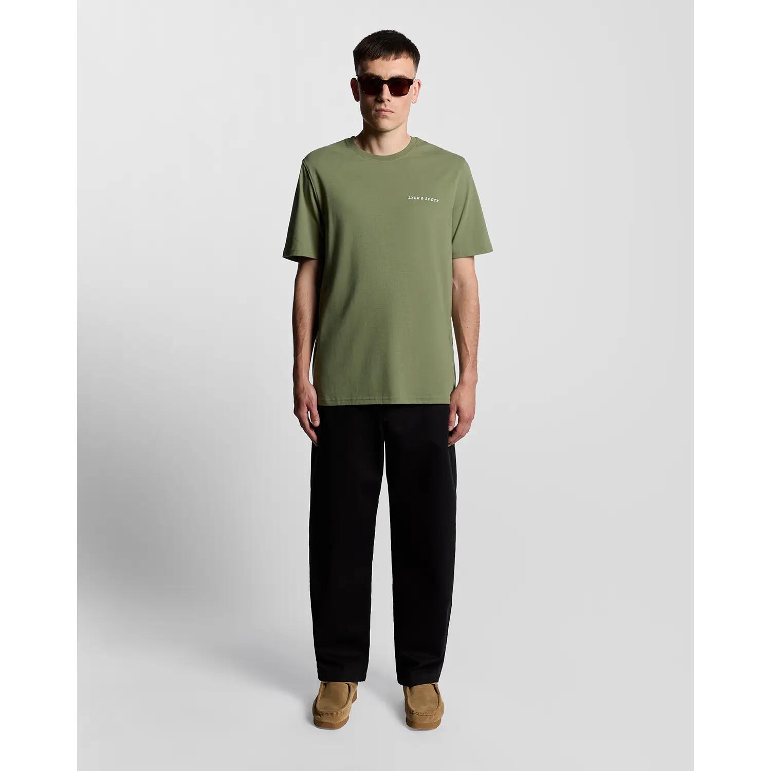 Koszulka Lyle & Scott Script 3/6