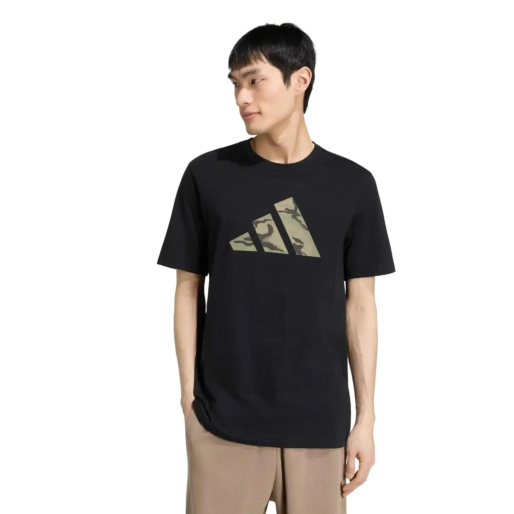 T-shirt adidas Camo Three Bar Logo 2/6