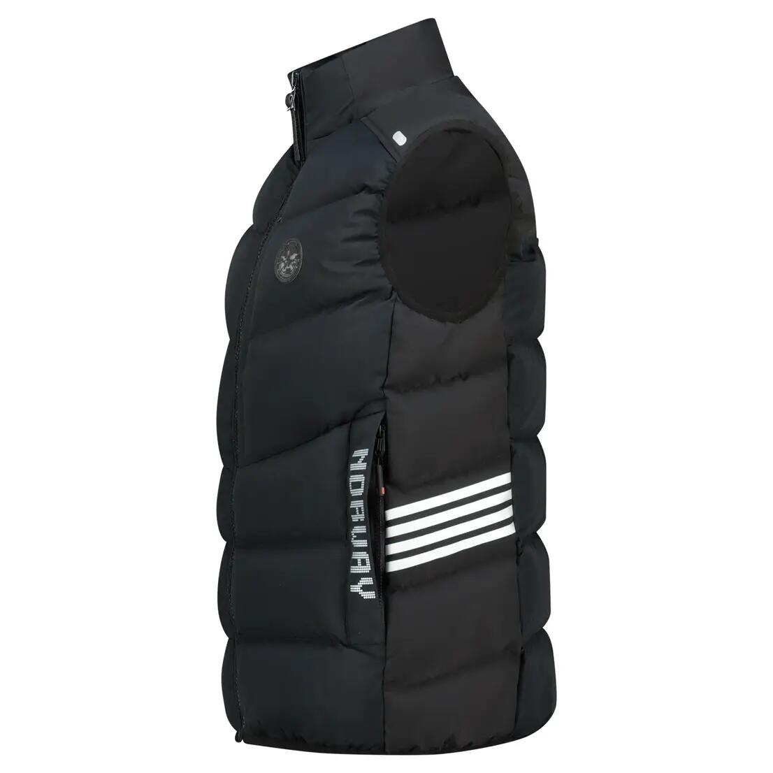 Weste – Lifestyle – Herren – gepolstert, hoher Kragen – Schwarz 6/6