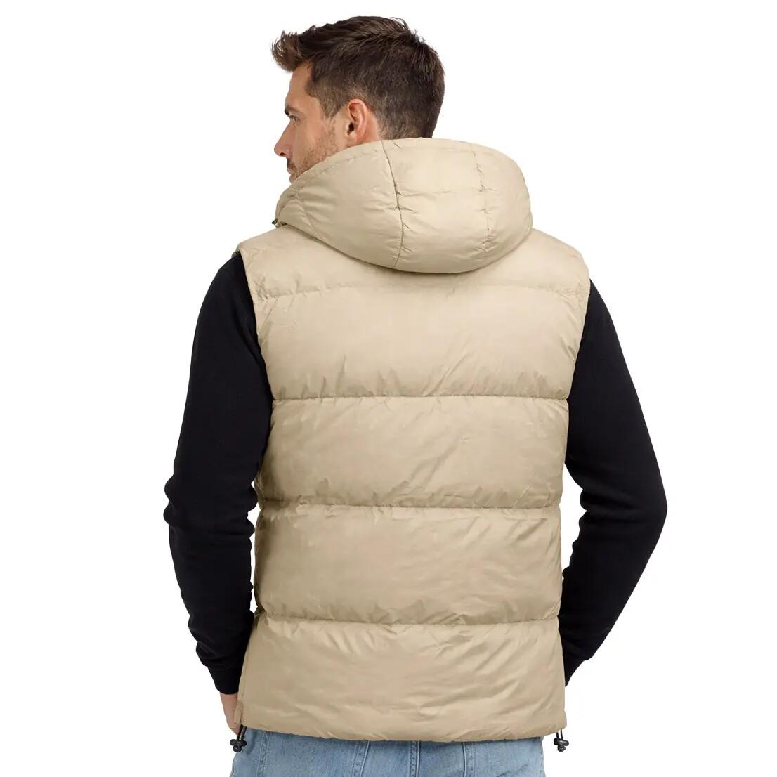 Sport-Tanktop für Herren – leicht, 100 % Polyester – beige 5/6