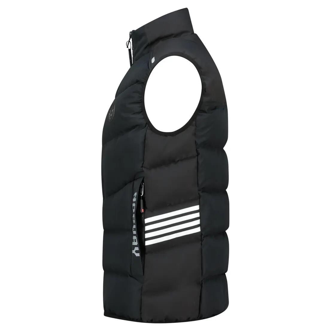 Weste – Lifestyle – Herren – gepolstert, hoher Kragen – Schwarz 4/6