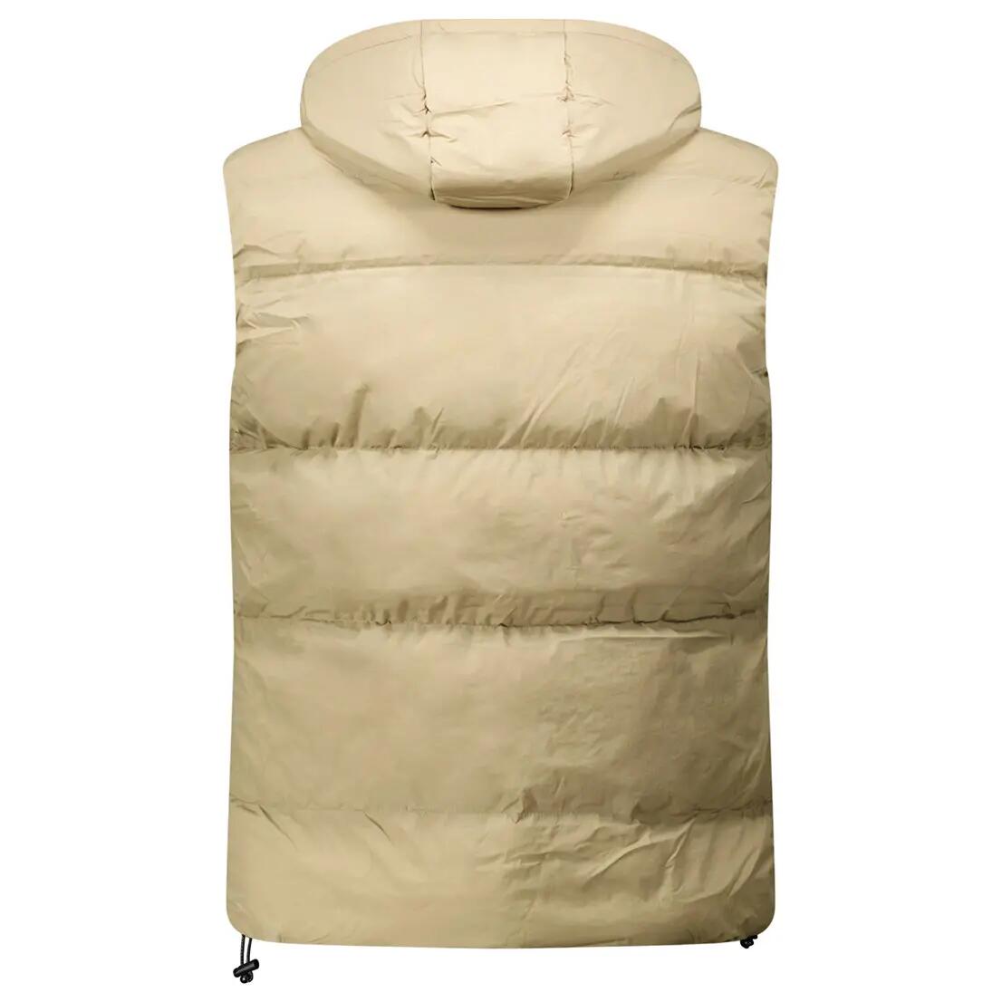 Sport-Tanktop für Herren – leicht, 100 % Polyester – beige 3/6
