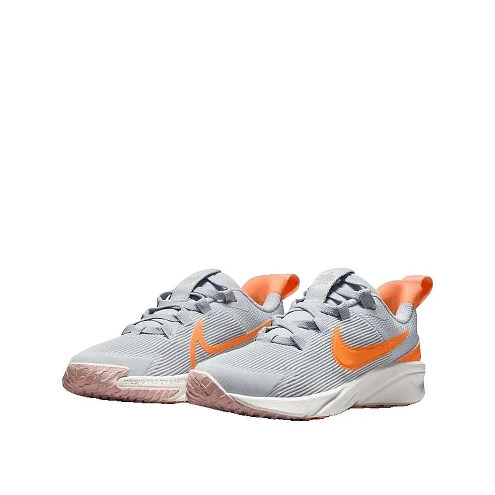 Buty do biegania Nike Star Runner 4 Szary/Pomarańczowy 3/8