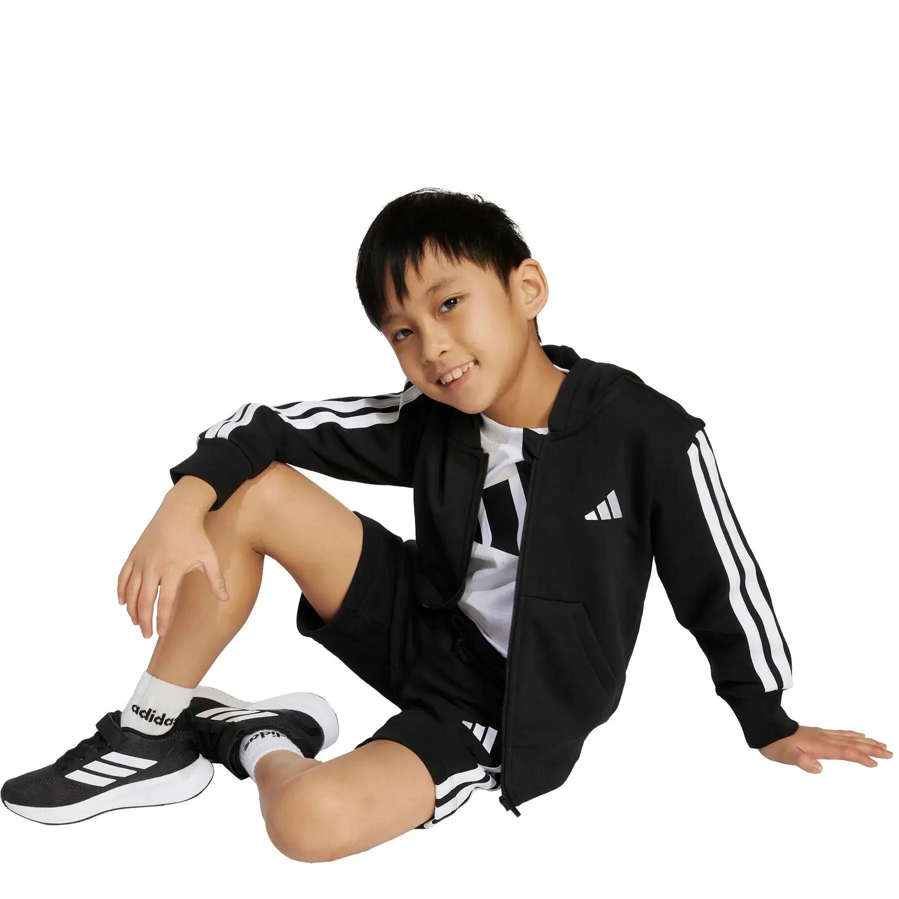 Sweatshirt à capuche zippé enfant adidas Essentials 4/7