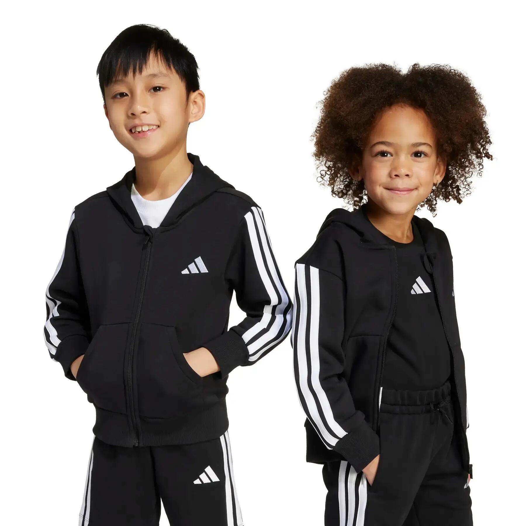Sweatshirt à capuche zippé enfant adidas Essentials 3/7