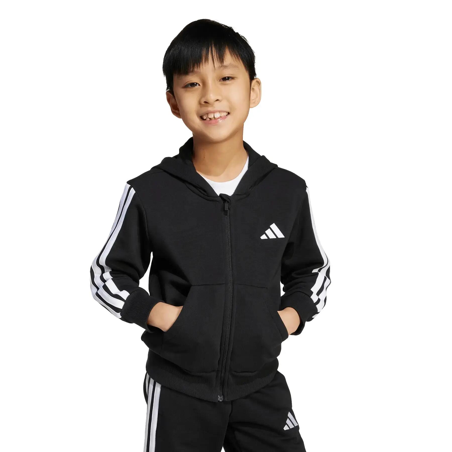 Sweatshirt à capuche zippé enfant adidas Essentials 2/7