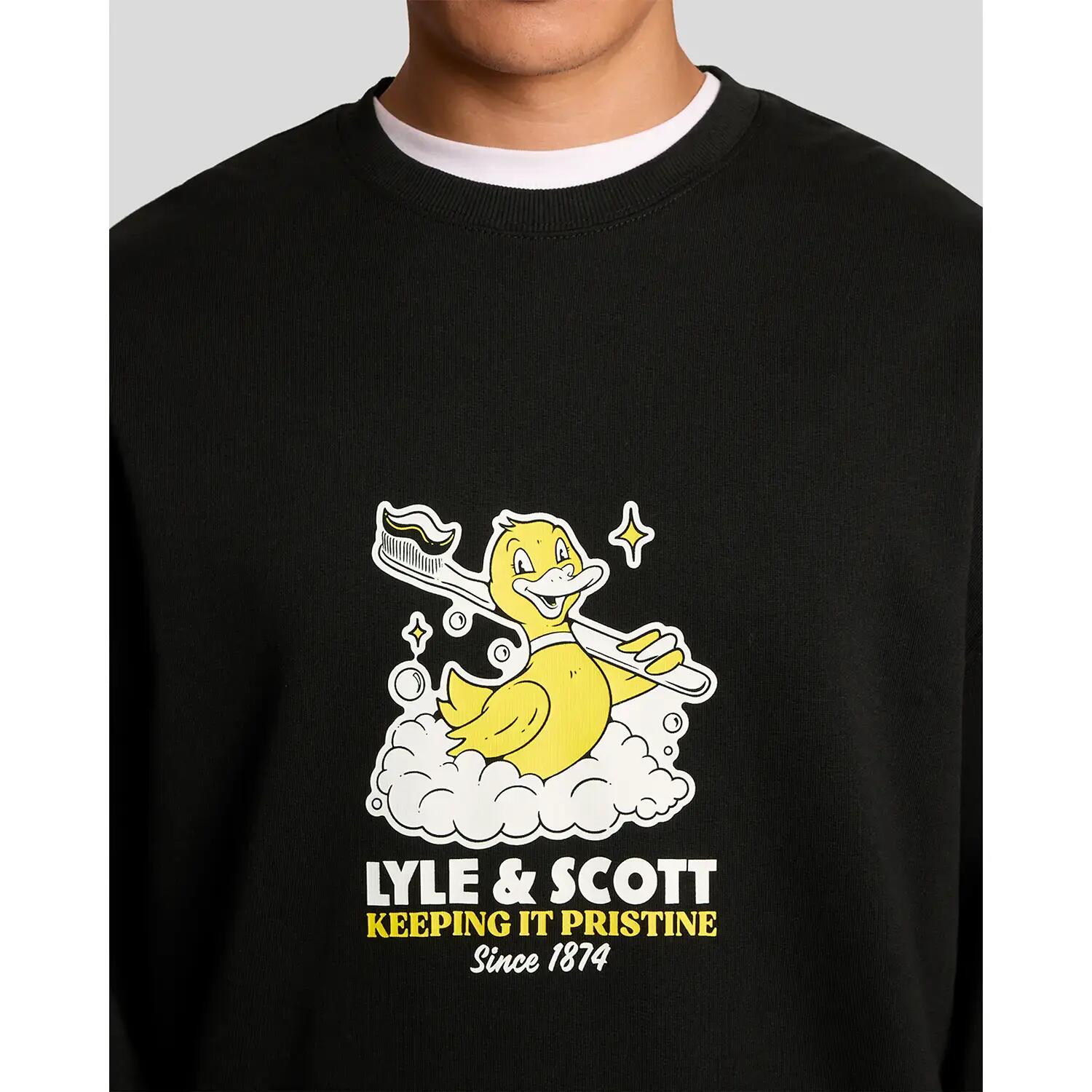 Grafik Sweatshirt Lyle & Scott Rubber Duck 5/6
