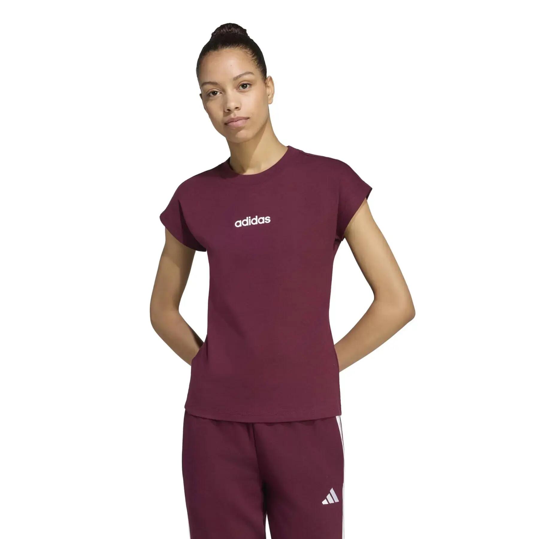 T-shirt femme adidas Essentials Linear 2/6