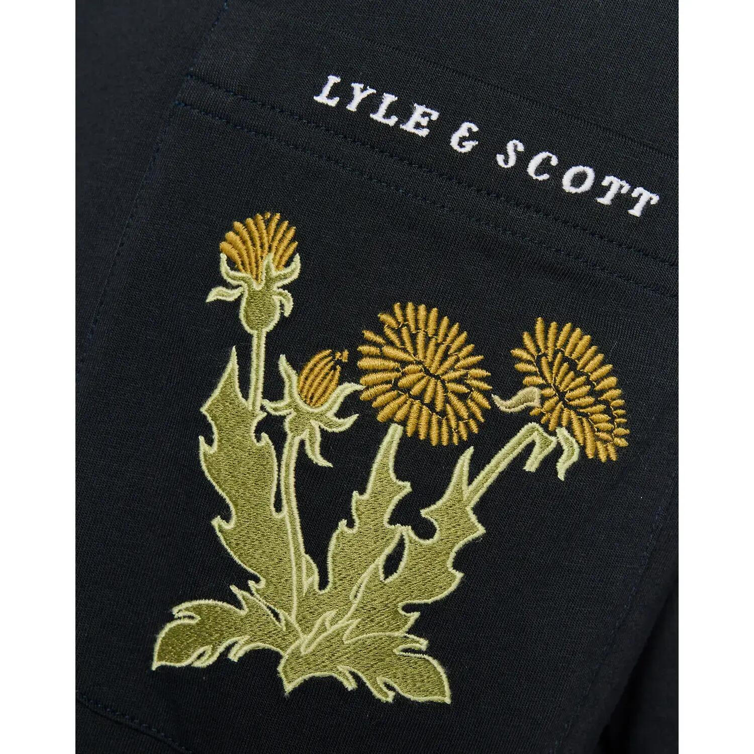 Embroidered patterned T-shirt Lyle & Scott 6/6
