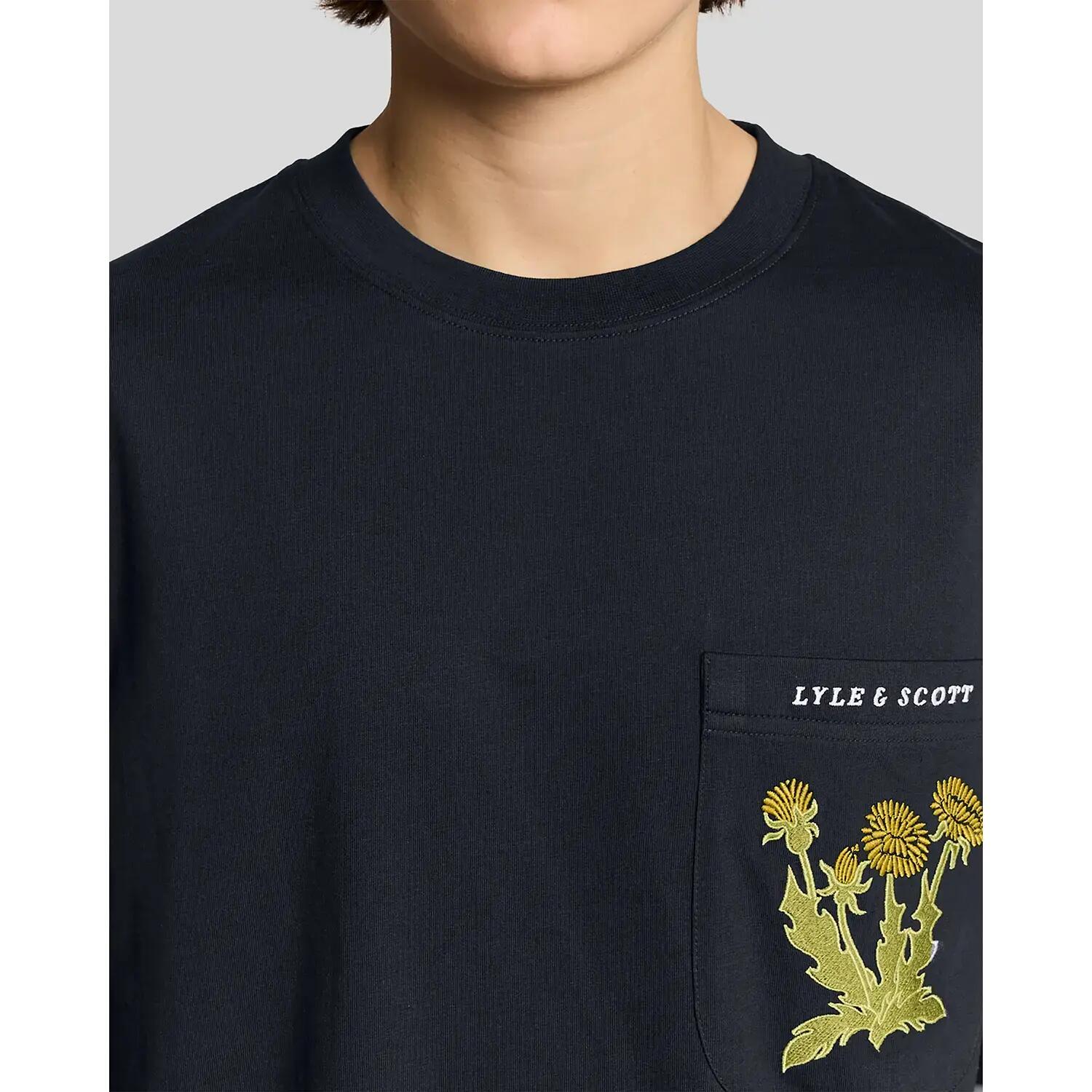 Embroidered patterned T-shirt Lyle & Scott 5/6
