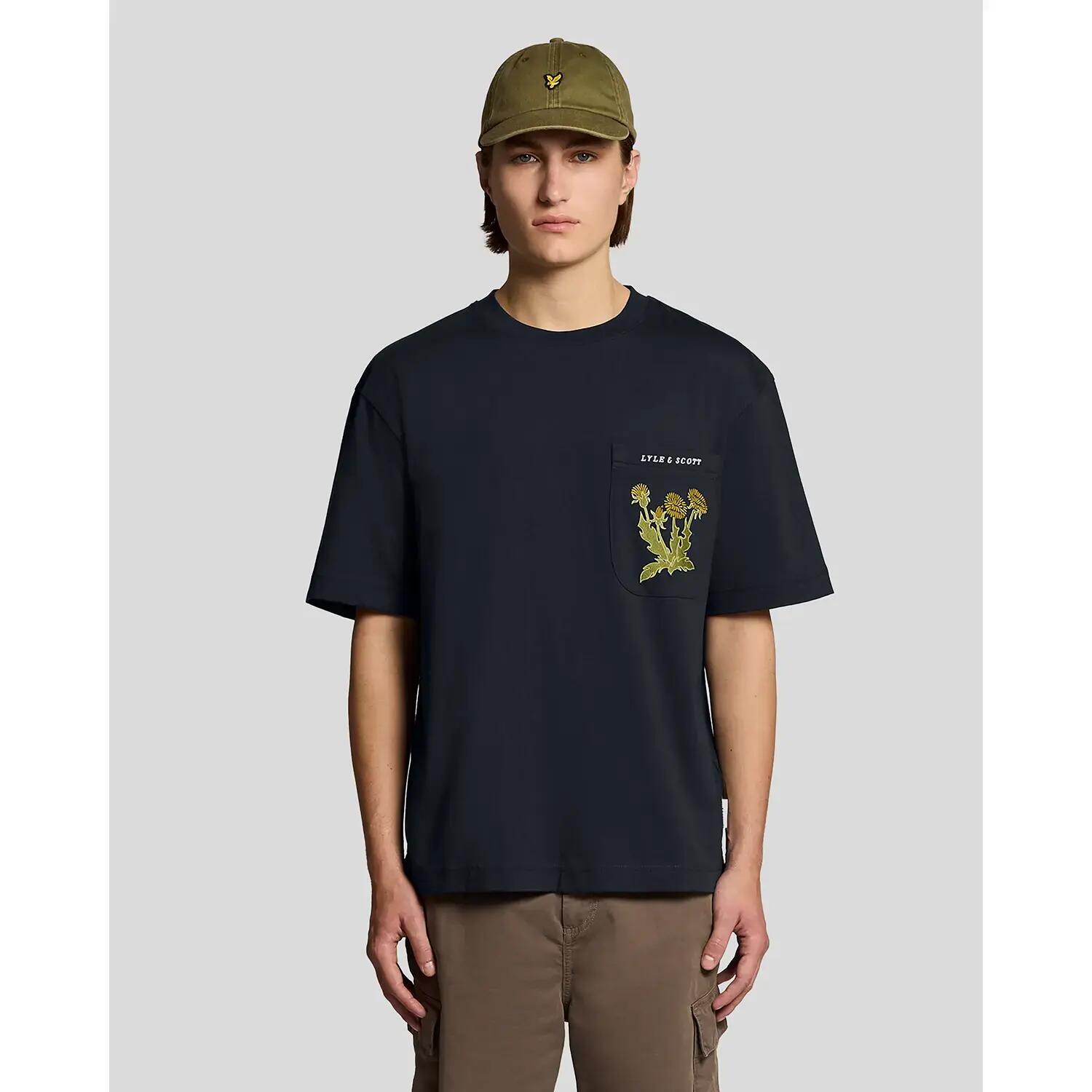 Embroidered patterned T-shirt Lyle & Scott 2/6
