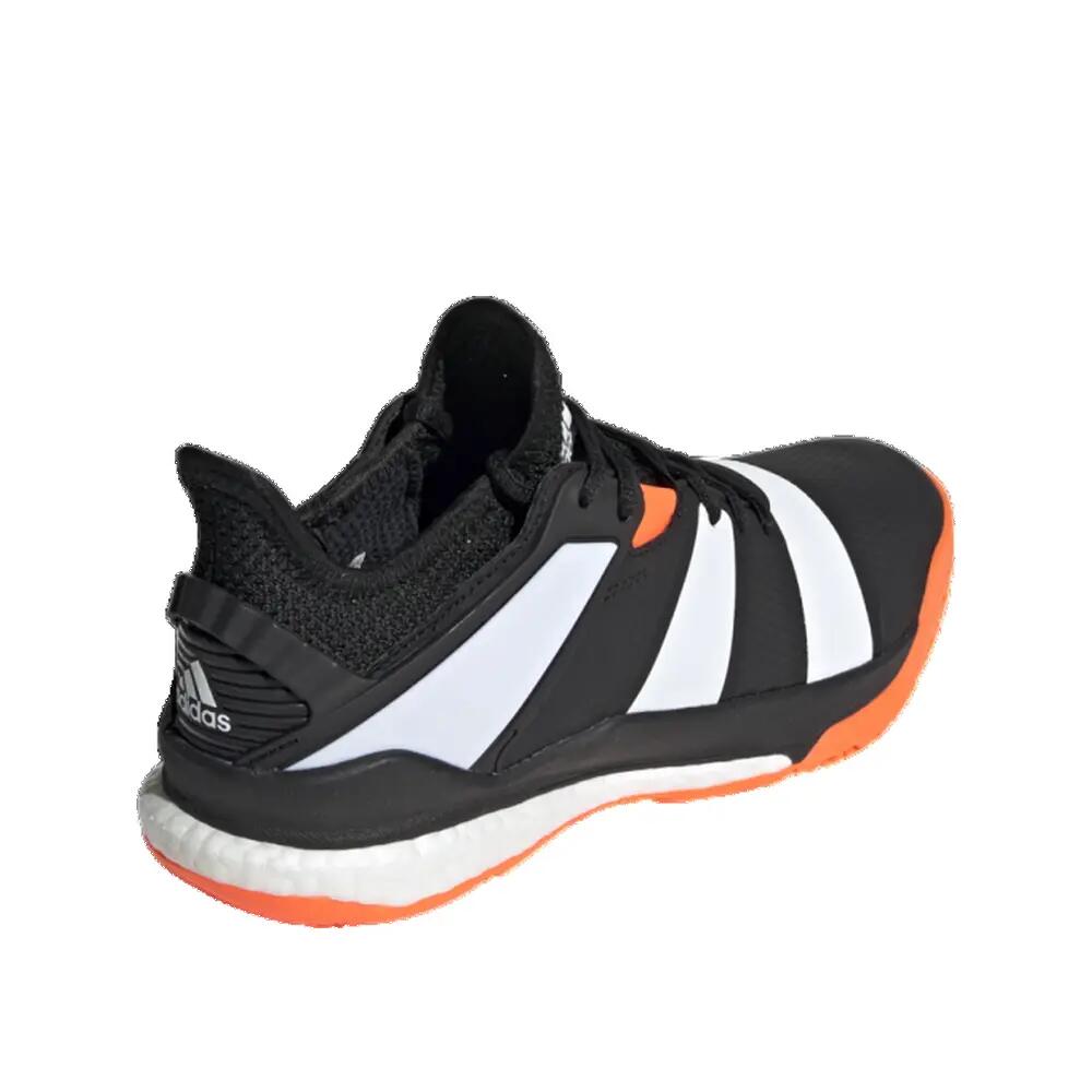 Chaussures de handball adidas Stabil X Noir/Blanc/Orange Fluo 3/3