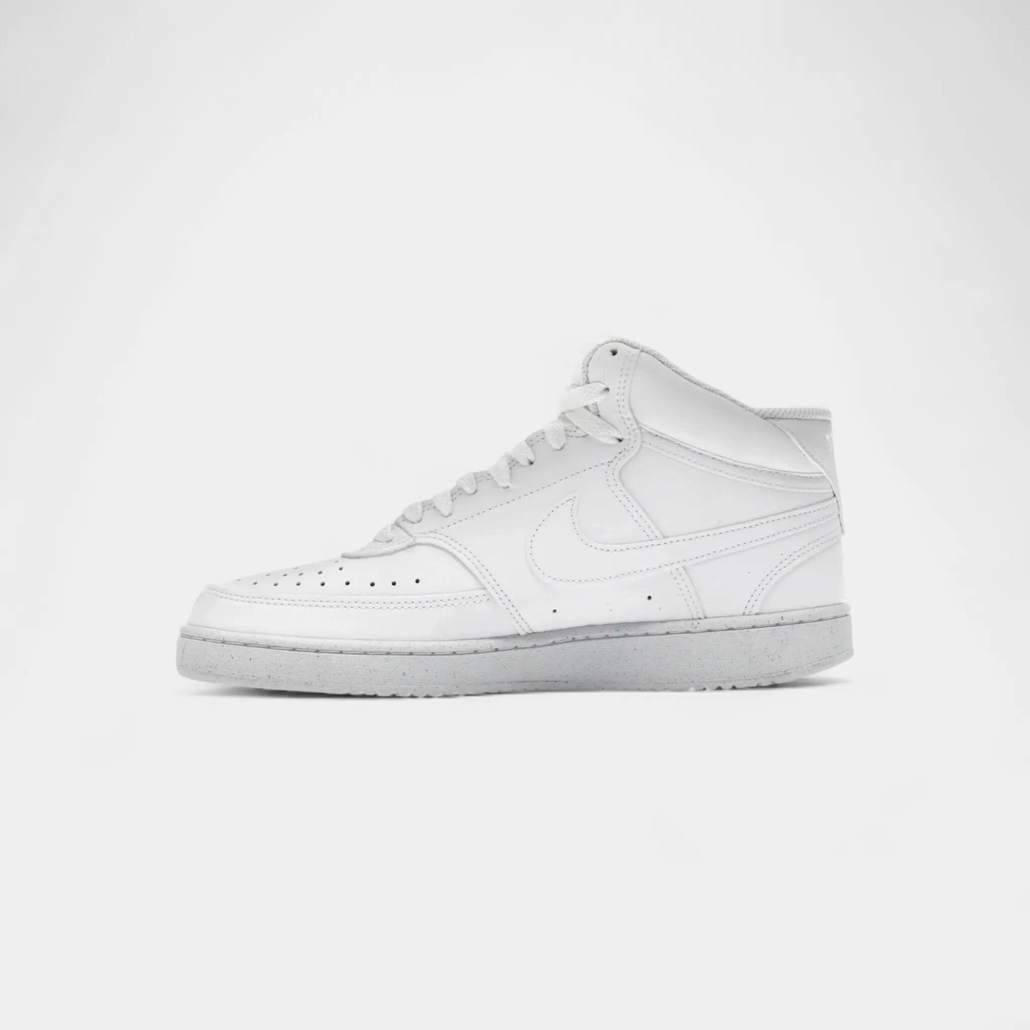 Nike Court Vision Mid Next Nature Triple White 4/4