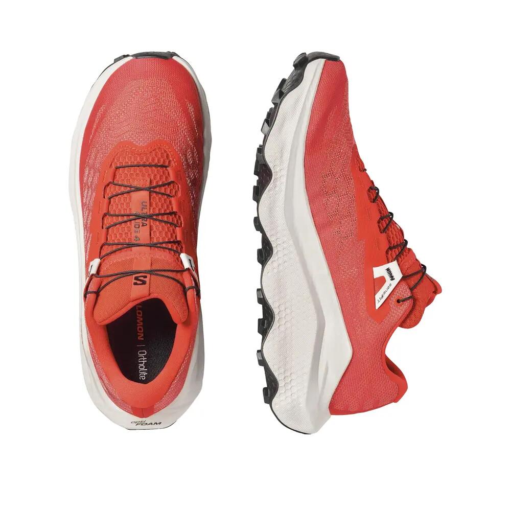 Trail-Schuhe Salomon Ultra Glide 4 Rot/Vanille/Schwarz 9/9