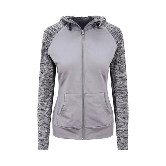 Gestreifter Damen-Zip-Hoodie Just Cool Zoodie