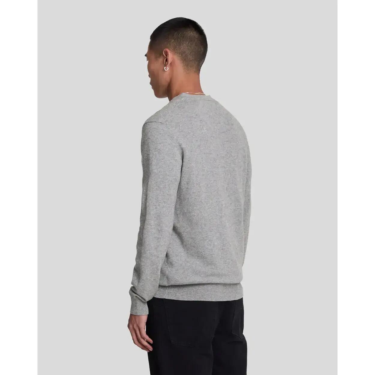 Pull col V en laine mérinos Lyle & Scott 3/3