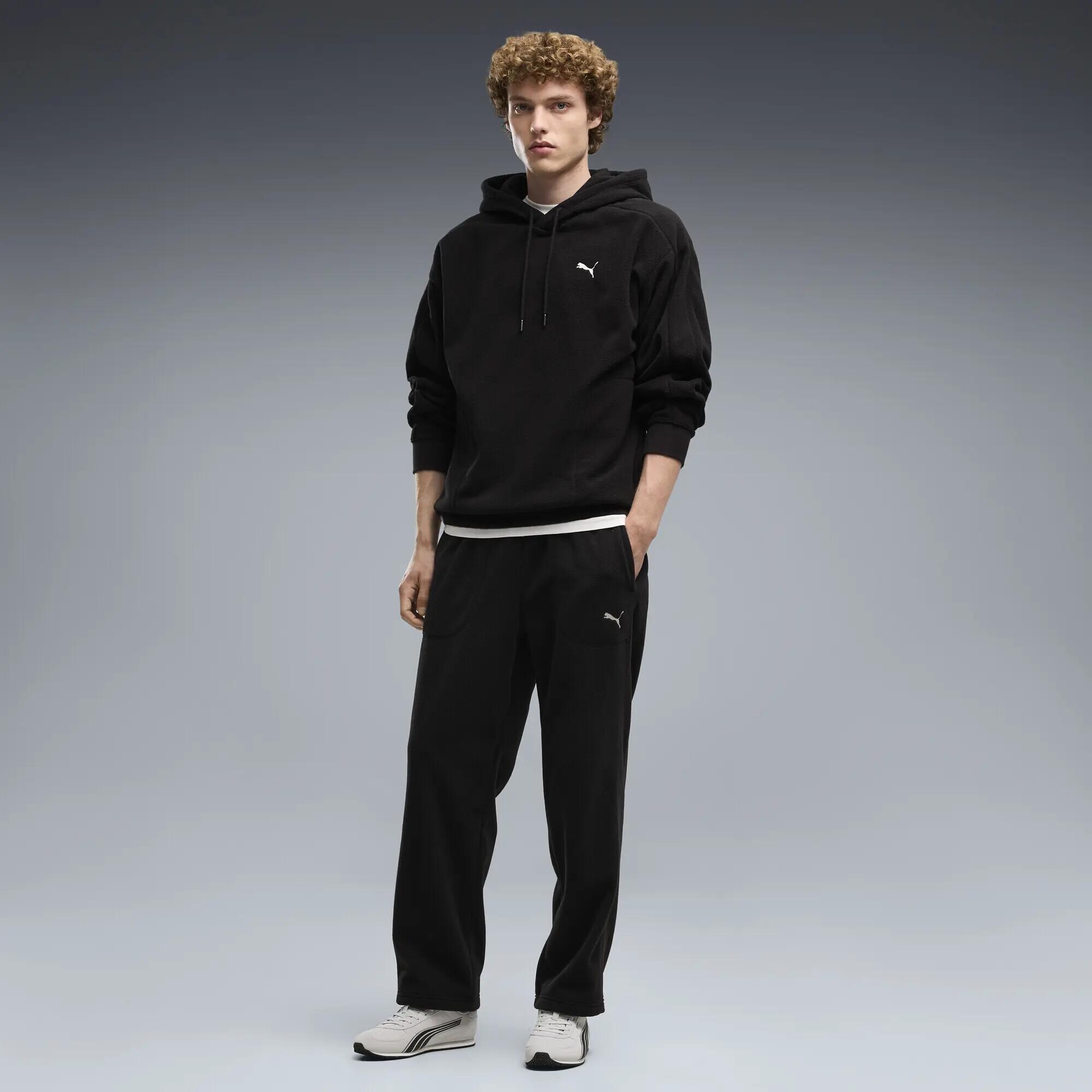 Męska zimowa bluza z kapturem Essentials Elevated o luźnym kroju PUMA 4/5