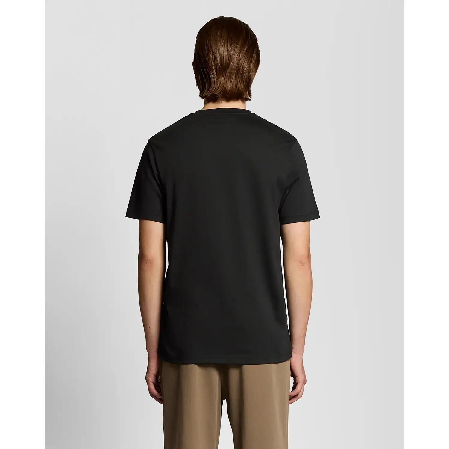T-shirt z dekoltem w kształcie litery V Lyle & Scott 4/6
