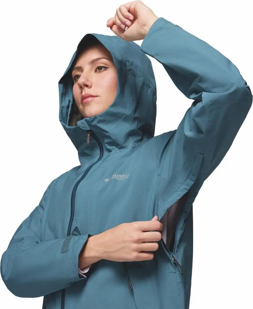 Giacca impermeabile Columbia Ampli-Dry II Donna Blu 6/7