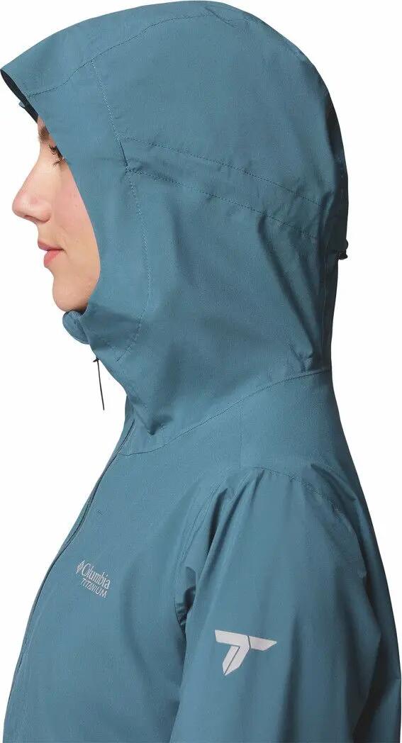Giacca impermeabile Columbia Ampli-Dry II Donna Blu 5/7
